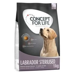 Croquettes Concept For Life 4 X 1 Ou 1,5 Kg Pour Chien à Prix Mini ! -Pet Care Soldes pla 163499 cfl dog sterilised labrador 1kg 3