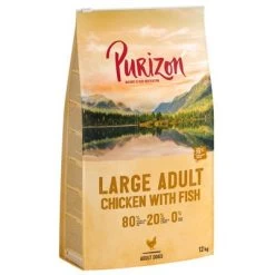 Croquettes Purizon Pour Chien 12 Kg + 2 Kg Offerts ! -Pet Care Soldes purizon largeadult chickenfish 12kg 1000x1000 1 1
