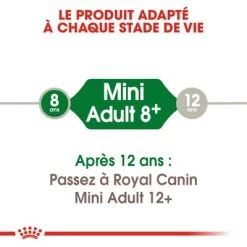 Royal Canin Mini Adult +8 Pour Chien -Pet Care Soldes rc shn adultmini8 cv eretailkit 1 fr fr 0