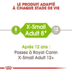 Royal Canin X-Small Adult 8+ Pour Chien -Pet Care Soldes rc shn adultxsmall8 cv eretailkit 1 fr fr 9