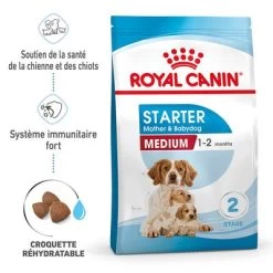 Royal Canin Medium Starter Mother & Babydog Pour Chiot -Pet Care Soldes rc spt dry mediumstart mv 1 fr fr 2