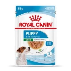 Pack Bi-nutrition : Croquettes + Sachets Royal Canin Mini Pour Chien -Pet Care Soldes rc spt wet minipuppy mv 3 fr fr 1 9