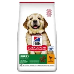 Hill's Science Plan Croquettes Pour Chien Hill's, Format économique 16/18 Kg -Pet Care Soldes sp puppy large breed chicken dry 3d front 5 1