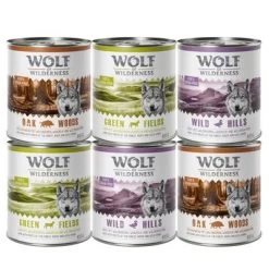Lot Mixte Wolf Of Wilderness Pour Chien 27 Lot Mixte Wolf Of Wilderness Pour Chien -Pet Care Soldes wow 6x800g mixpaket 6