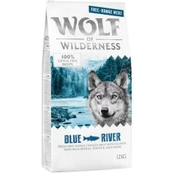 Croquettes Wolf Of Wilderness 12 Kg + Oreilles De Lapin 200 G En Cadeau ! -Pet Care Soldes wow freerange classic blueriver 12kg frontright 1000x1000 8