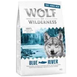 Croquettes Wolf Of Wilderness Pour Chien 3 + 1 Kg Offert ! -Pet Care Soldes wow freerange classic blueriver 1kg front 1000x1000 7