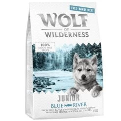 Croquettes Wolf Of Wilderness Pour Chien 3 + 1 Kg Offert ! -Pet Care Soldes wow freerange classic blueriver junior 1kg front 1000x1000 1